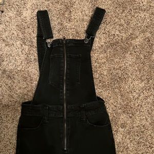 black overalls